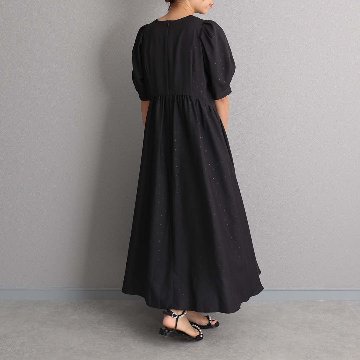 5月上旬お届け予定『Stella dot light』 Long dress BLACKxBLACKの画像
