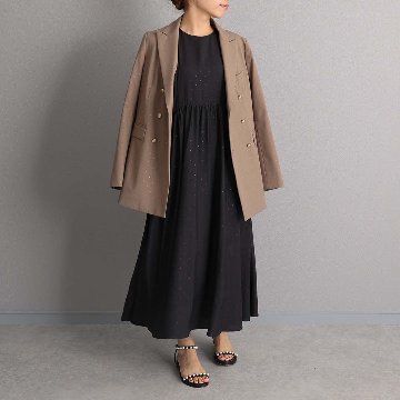 5月上旬お届け予定『Stella dot light』 Long dress BLACKxBLACKの画像