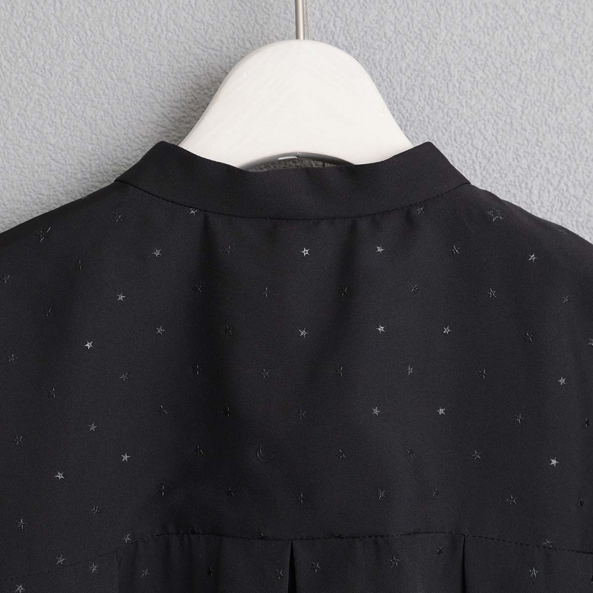 5月上旬お届け予定『Stella dot light』 Short blouse BLACKxBLACKの画像