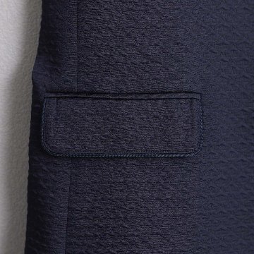 4月上旬お届け予定『Stella matelasse』 Short gilet NAVYの画像