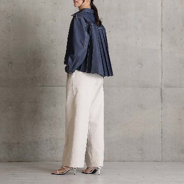 4月上旬お届け予定『Stella matelasse』 Easy wide pants ECRUの画像