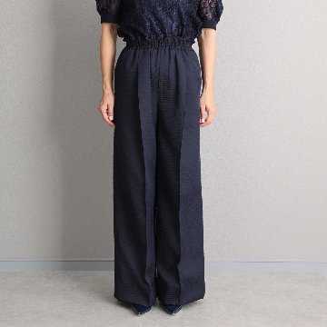 4月上旬お届け予定『Stella matelasse』 Easy wide pants NAVYの画像