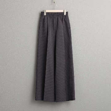 4月上旬お届け予定『Stella matelasse』 Easy wide pants C-GRAYの画像