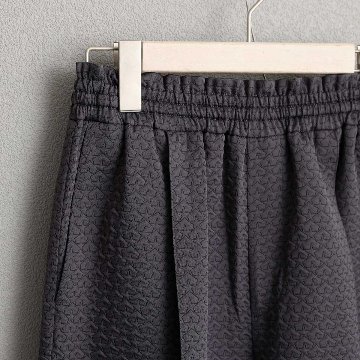 4月上旬お届け予定『Stella matelasse』 Easy wide pants C-GRAYの画像