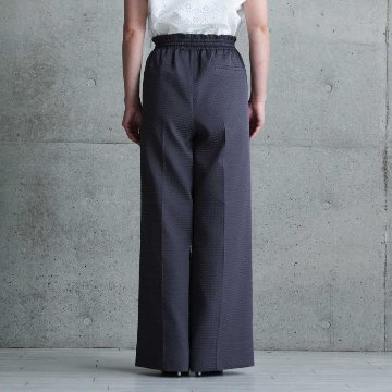 4月上旬お届け予定『Stella matelasse』 Easy wide pants C-GRAYの画像