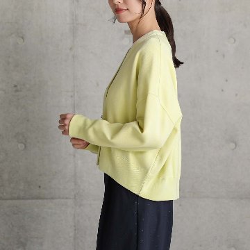 3月上旬お届け予定『Moist knit』 Cardigan YELLOWの画像