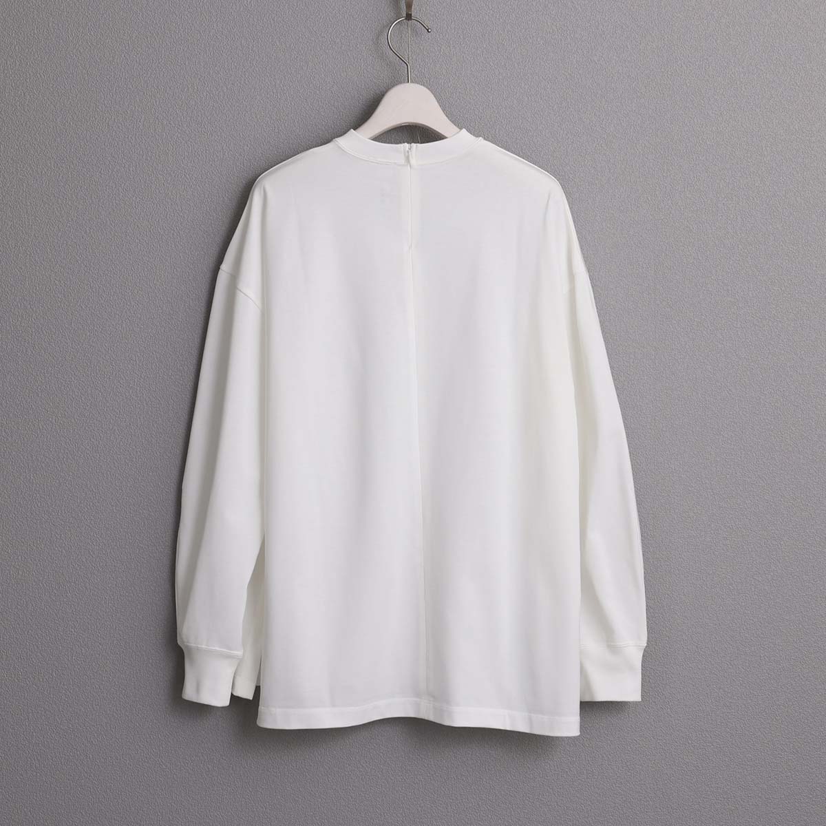 3月上旬お届け予定『Snowmelt knit』 Long sleeve tops WHITEの画像