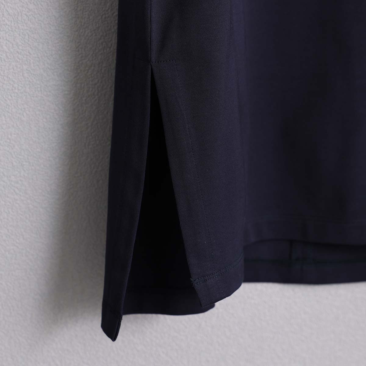 3月上旬お届け予定『Snowmelt knit』 Long sleeve tops NAVYの画像