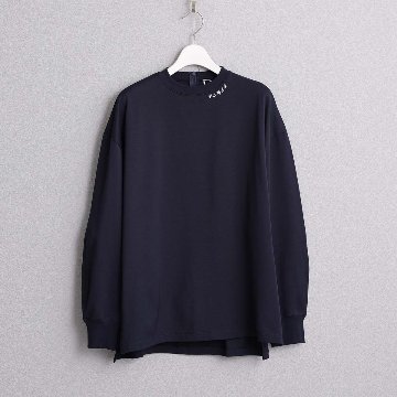 3月上旬お届け予定『Snowmelt knit』 Long sleeve tops NAVYの画像