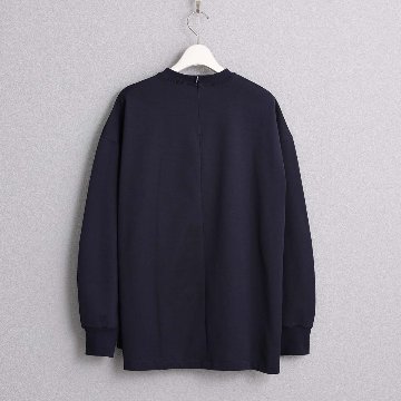 3月上旬お届け予定『Snowmelt knit』 Long sleeve tops NAVYの画像