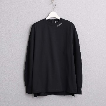 3月上旬お届け予定『Snowmelt knit』 Long sleeve tops BLACKの画像