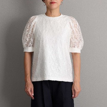 6月上旬『Paisley Lace』 Pullover tops WHITEの画像