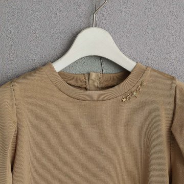 ６月上旬お届け予定『Snowmelt knit』 Pullover tops BEIGEの画像