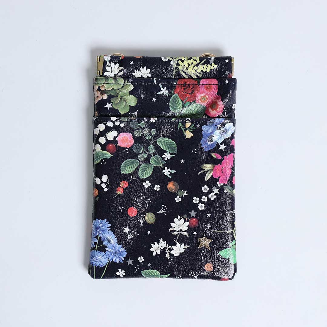 限定数ご受注商品2月下旬お届け予定『Actress flower leather』 Atelier mini pochetteの画像