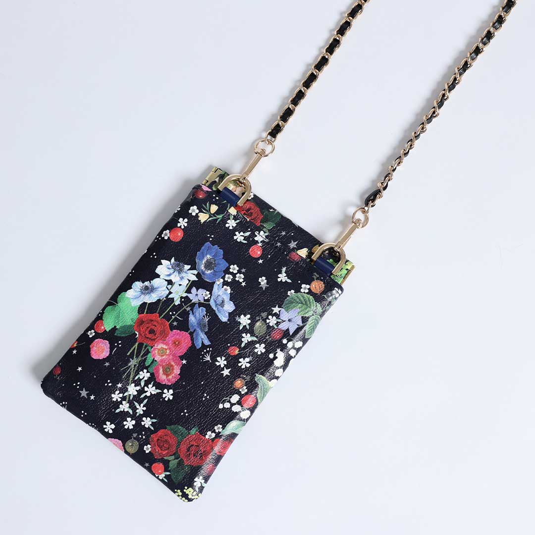 限定数ご受注商品2月下旬お届け予定『Actress flower leather』 Atelier mini pochetteの画像