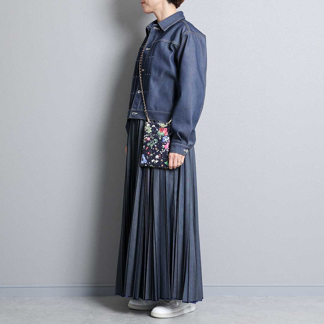 限定数ご受注商品2月下旬お届け予定『Actress flower leather』 Atelier mini pochetteの画像