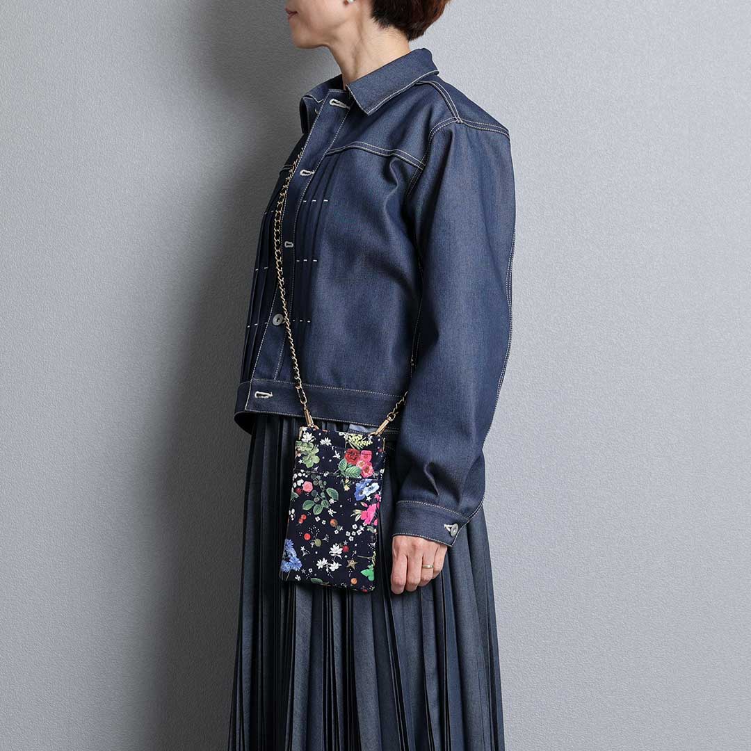 限定数ご受注商品2月下旬お届け予定『Actress flower leather』 Atelier mini pochetteの画像