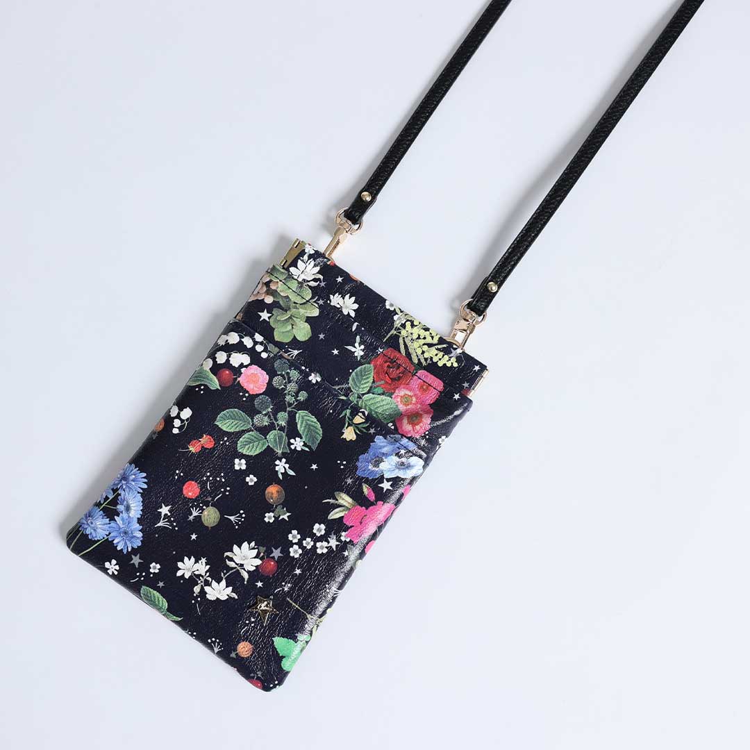 限定数ご受注商品2月下旬お届け予定『Actress flower leather』 Atelier mini pochetteの画像