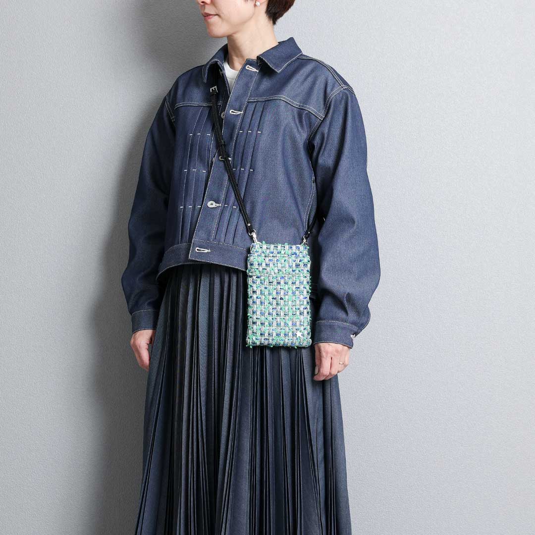 限定数ご受注商品2月下旬お届け予定『Jewel tweed』 Atelier mini pochetteの画像