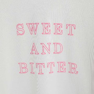 5月中旬～下旬お届け予定『Sweet&Bitter』 LOGO Tee 【全5色】の画像