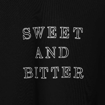 5月中旬～下旬お届け予定『Sweet&Bitter』 LOGO Tee 【全5色】の画像