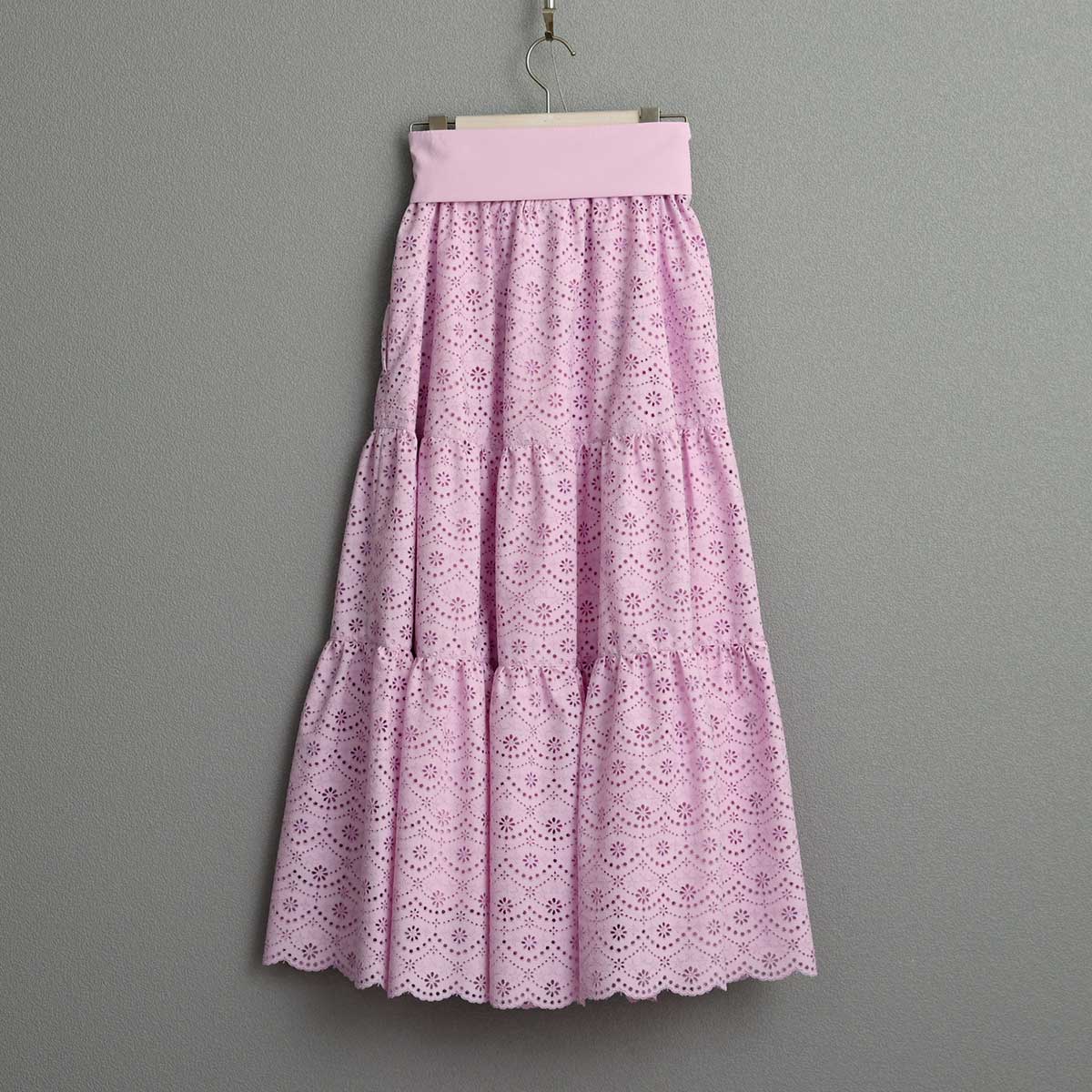 6月中旬～下旬お届け予定『The Secret Garden』 Tiered long skirt 【全3色】の画像