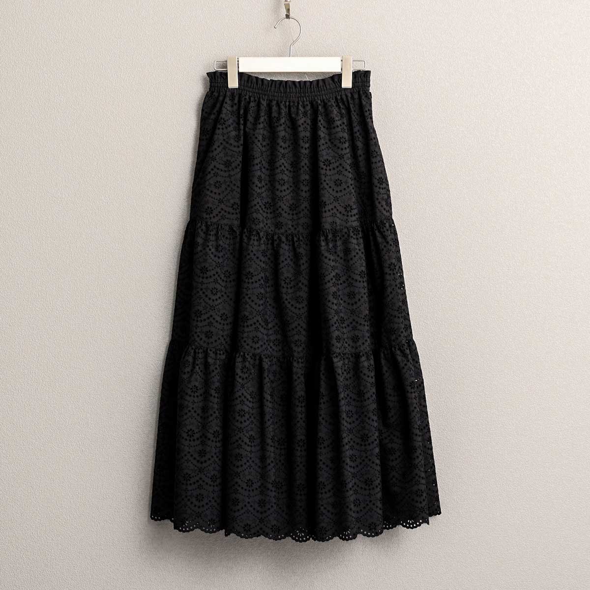 6月中旬～下旬お届け予定『The Secret Garden』 Tiered long skirt 【全3色】の画像