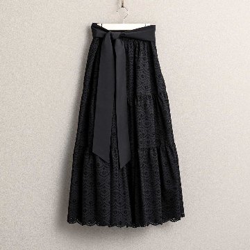 6月中旬～下旬お届け予定『The Secret Garden』 Tiered long skirt 【全3色】の画像