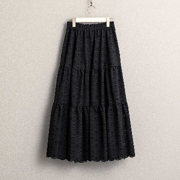 6月中旬～下旬お届け予定『The Secret Garden』 Tiered long skirt 【全3色】の画像