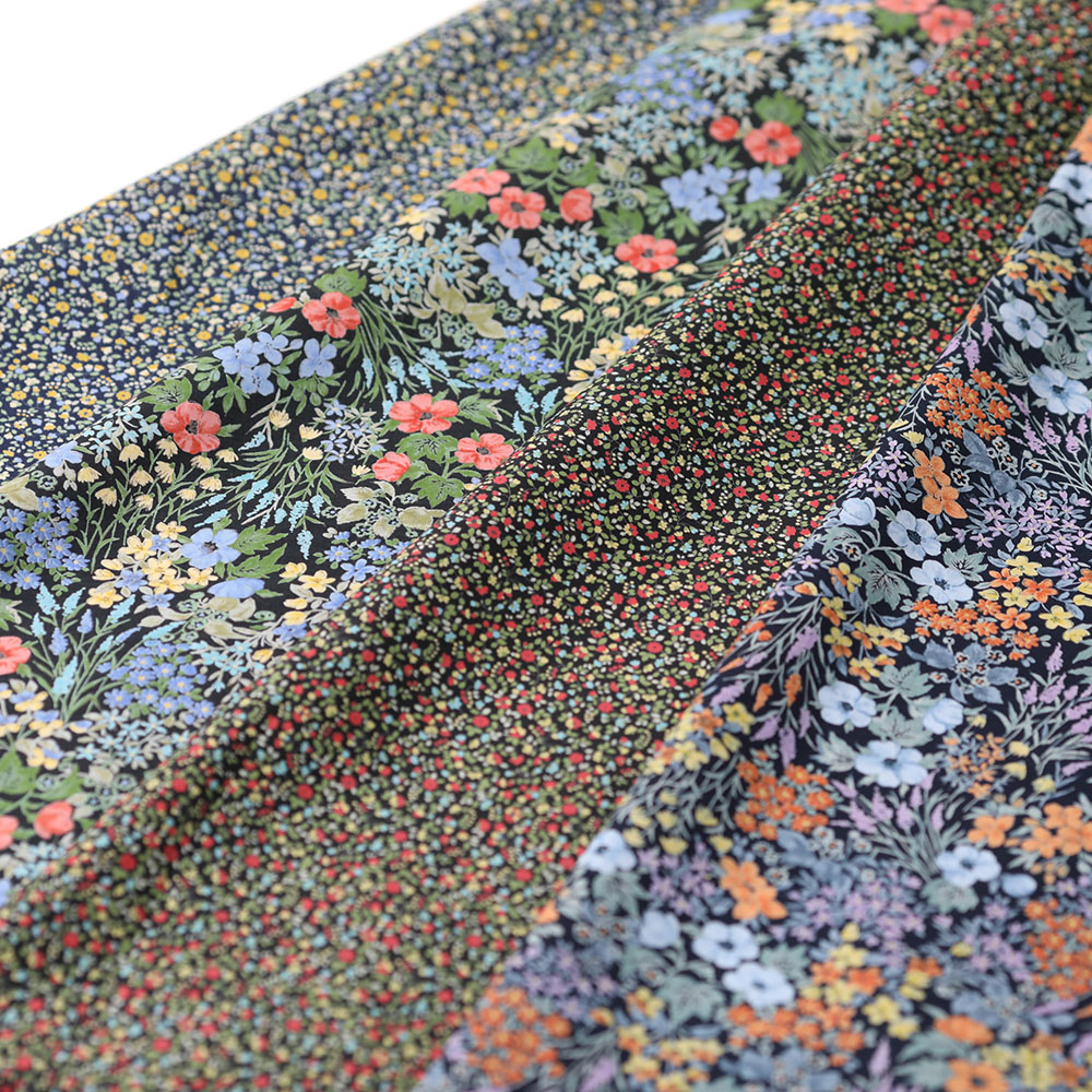 『Wreath tweed』 Circular skirt NAVY画像
