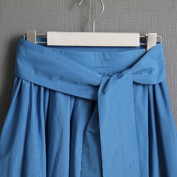 『Jewel taffeta』 flare skirt SAXE画像
