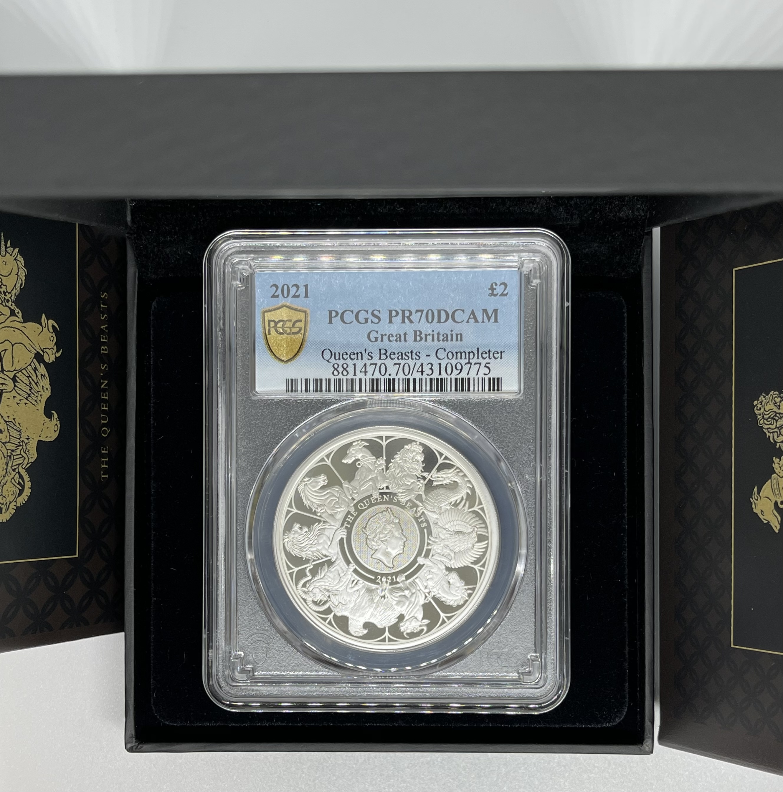 クイーンズ ビースト 銀貨 ロイヤルミント 2021  コイン PCGS NGC コンプリーターの画像