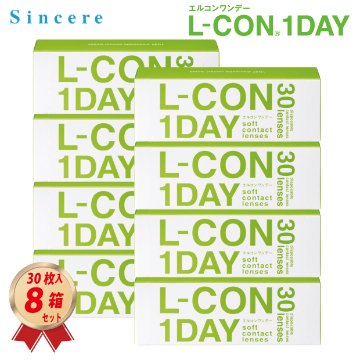 1DAY エルコンワンデー 30枚入り 8箱セットの画像