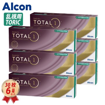 1DAY アルコン トーリック デイリーズ トータルワン 乱視用 (30枚) 6箱セット の画像