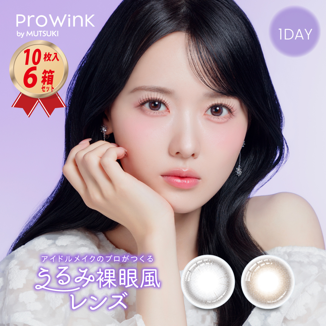カラコン ProWink 1DAY 10枚入り プロウィンク 6箱セットの画像