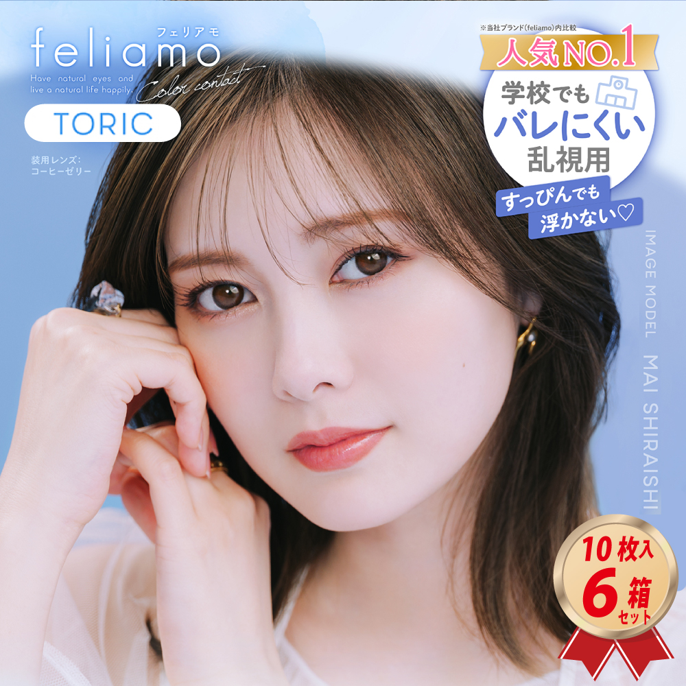1DAY フェリアモ トーリック 1day 乱視用 (10枚入り） 6箱セットの画像