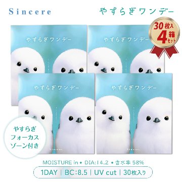 発売記念価格 1DAY やすらぎワンデー 30枚入り 4箱セット リラックスレンズの画像