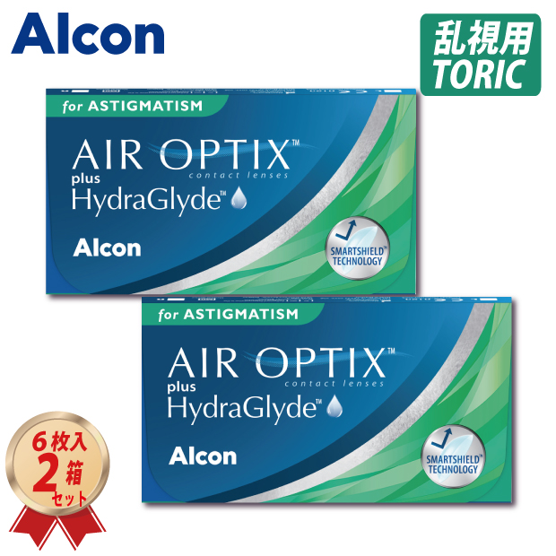  2WEEK アルコン エアオプティクス ハイドラグライド 乱視用 (6枚入り) 2箱セットの画像