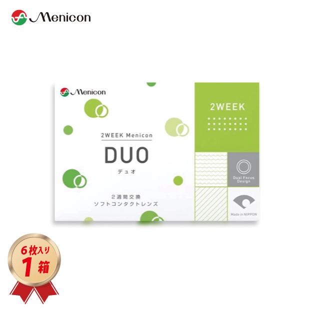 2WEEK メニコン デュオ (6枚入り) 1箱 遠近両用の画像