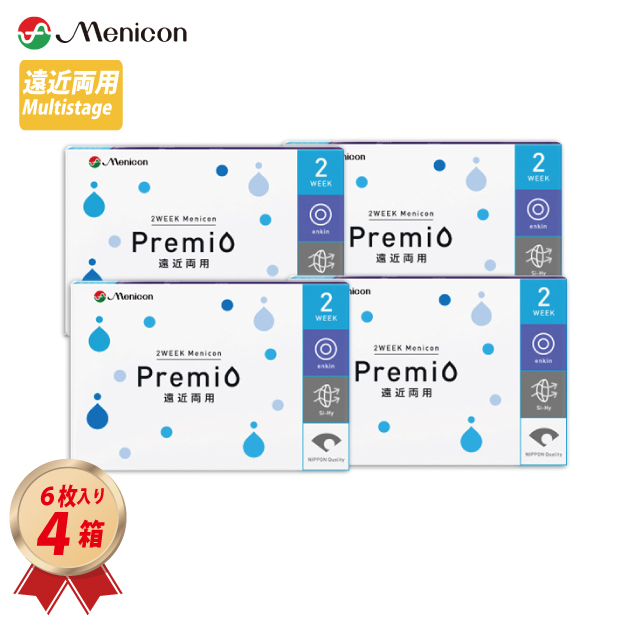 2WEEK メニコン プレミオ 遠近両用 (6枚入) 4箱セットの画像