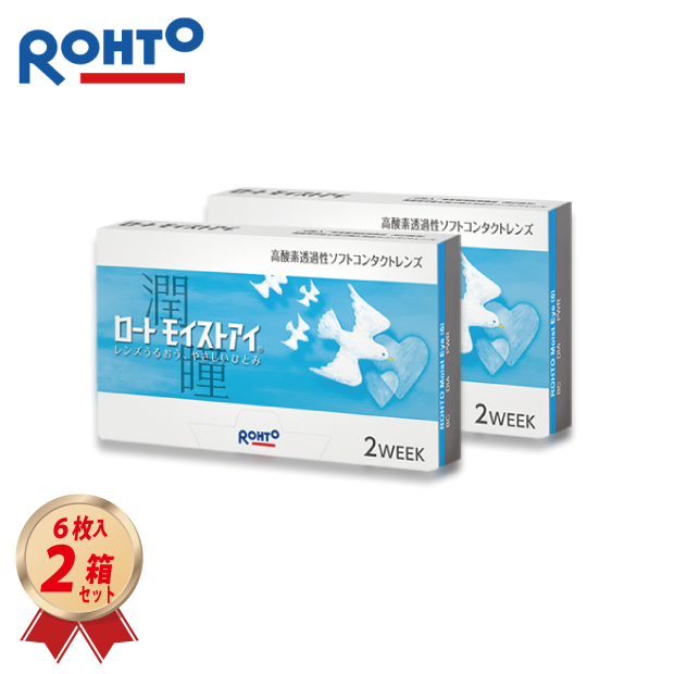 2WEEK ロート モイストアイ 6枚入 2箱セット クーパービジョン製の画像