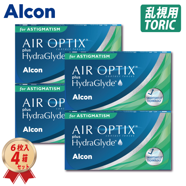  2WEEK アルコン エアオプティクス ハイドラグライド 乱視用 (6枚入り) 4箱セットの画像