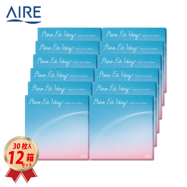 1DAY エアロフィットワンデー 30枚入り 12箱セット の画像