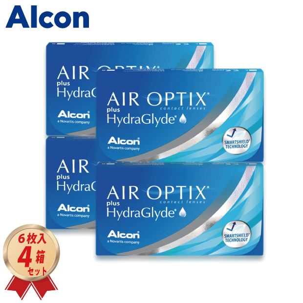 2WEEK アルコン エアオプティクス プラス ハイドラグライド (6枚入り) 4箱セットの画像
