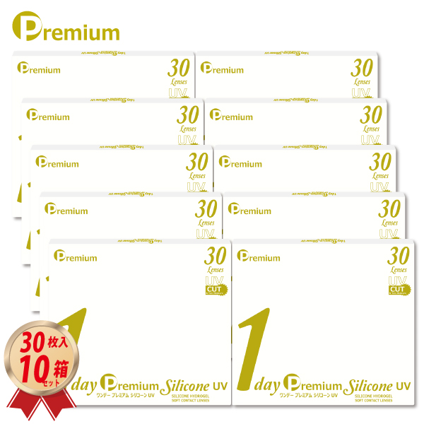 ワンデー プレミアム シリコーン UV 30枚入 10箱セットの画像