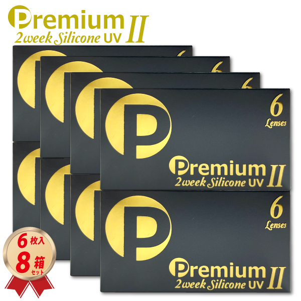 2week プレミアム シリコーン UV Ⅱ  (6枚入り) 8箱セット 2ウィーク シリコーン ハイドロゲルの画像