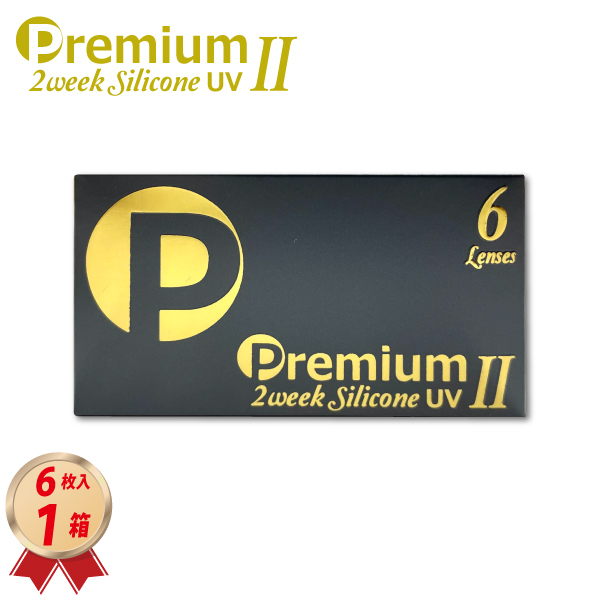 2week プレミアム シリコーン UV Ⅱ  (6枚入り) 1箱 2ウィーク シリコーン ハイドロゲルの画像