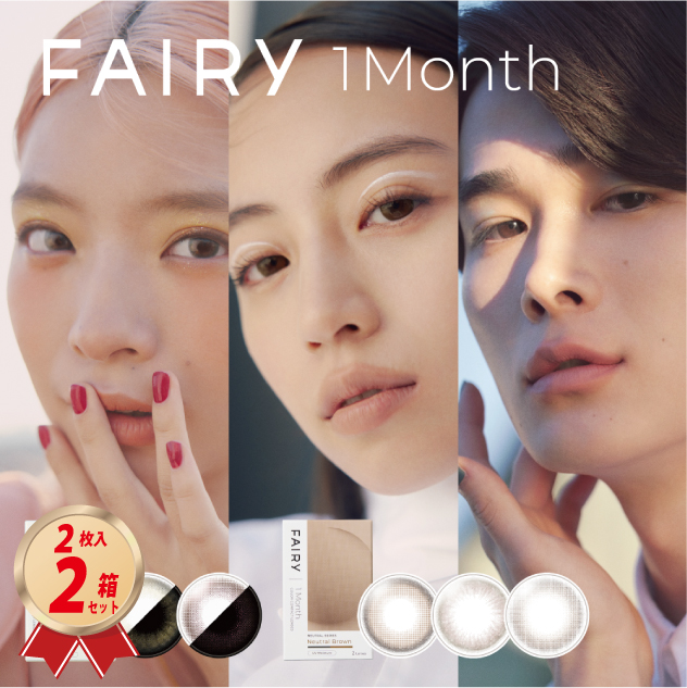 フェアリー ワンマンス (2枚入） 2箱セット カラーコンタクトレンズの画像
