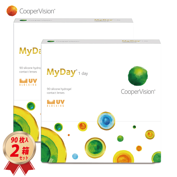 1DAY クーパービジョン マイデイ (90枚入) 2箱セットの画像