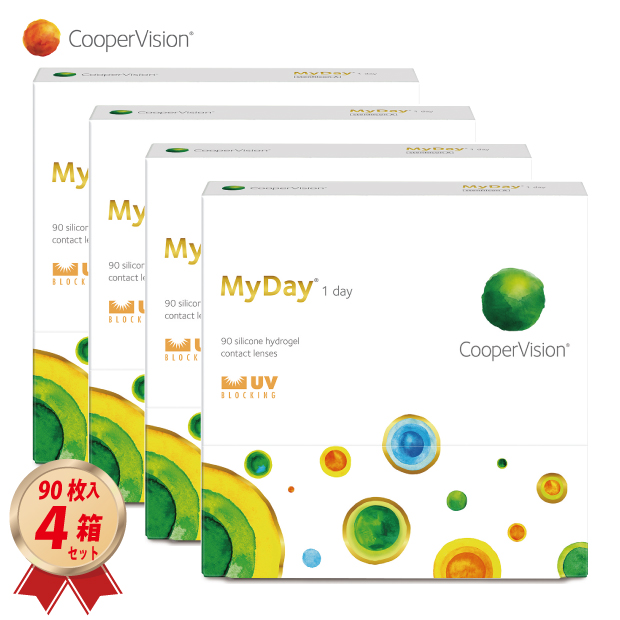 1DAY クーパービジョン マイデイ (90枚入) 4箱セットの画像